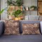 Edge Collections - Double sided 20" x 36" King - Brown - Luxurious Faux Fur Throw Pillow - 1 Piece